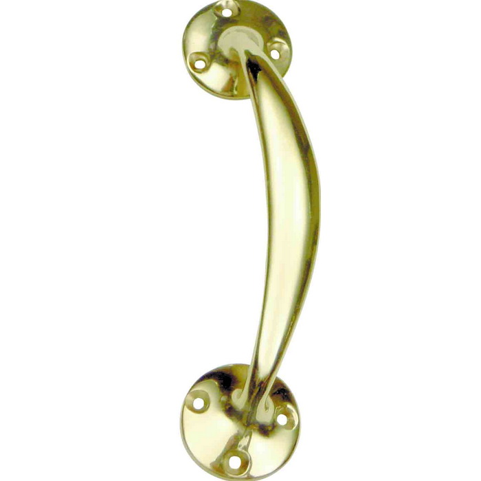 Concealed Pull Handle on Rose Oriental Metal Works